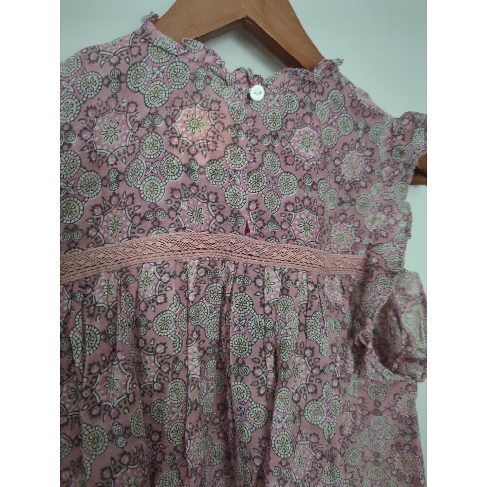 Bell By Alicia Bell Pink Flutter Sleeve Boho Top - Picture 6 of 6